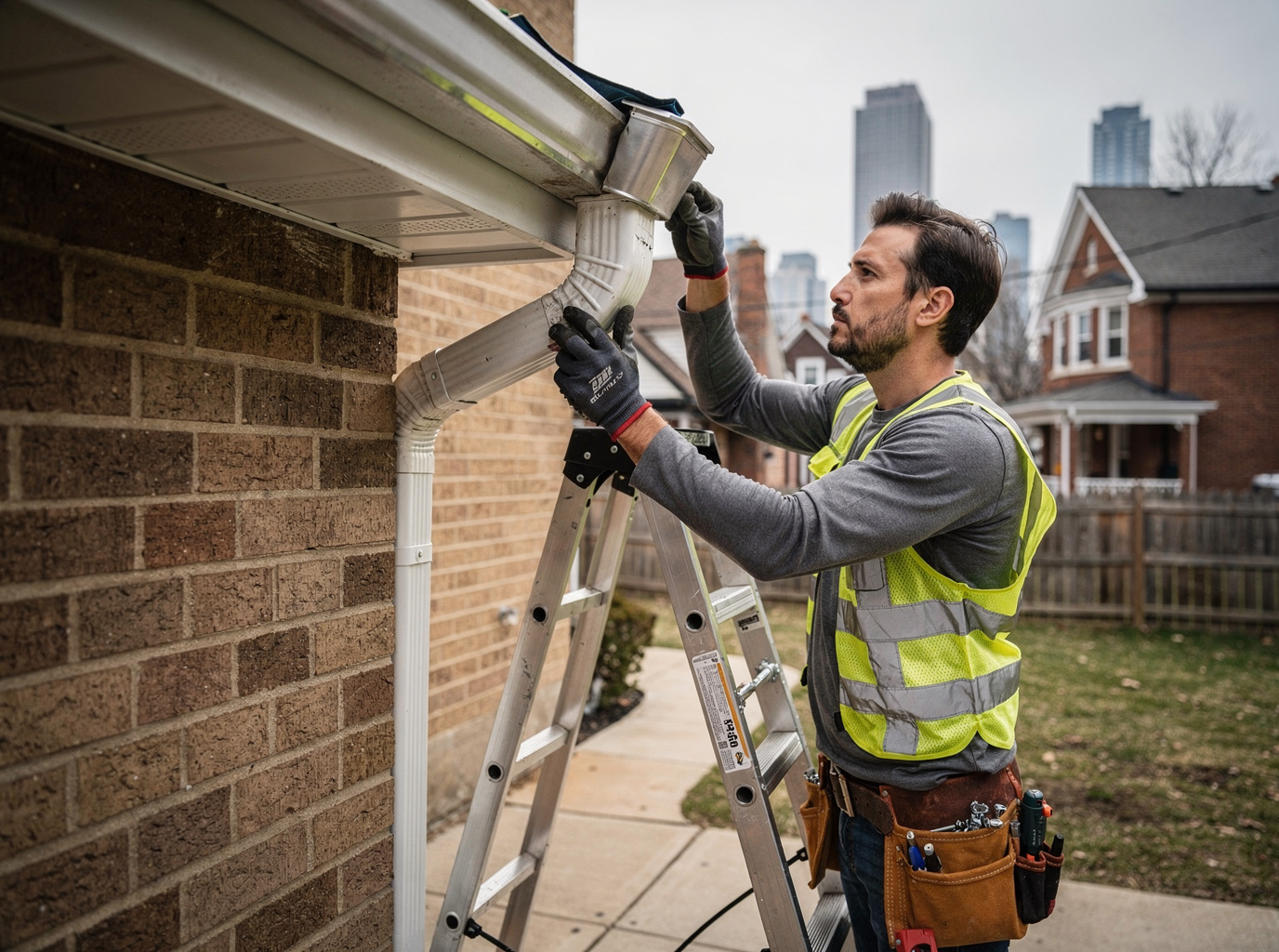 Gutters in Albany Park