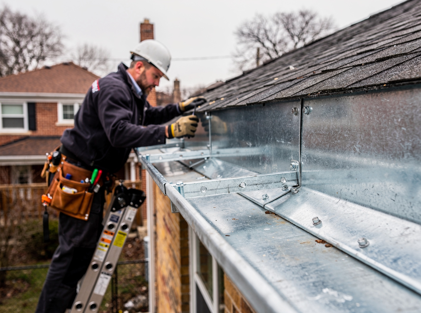 Gutters in Portage Park